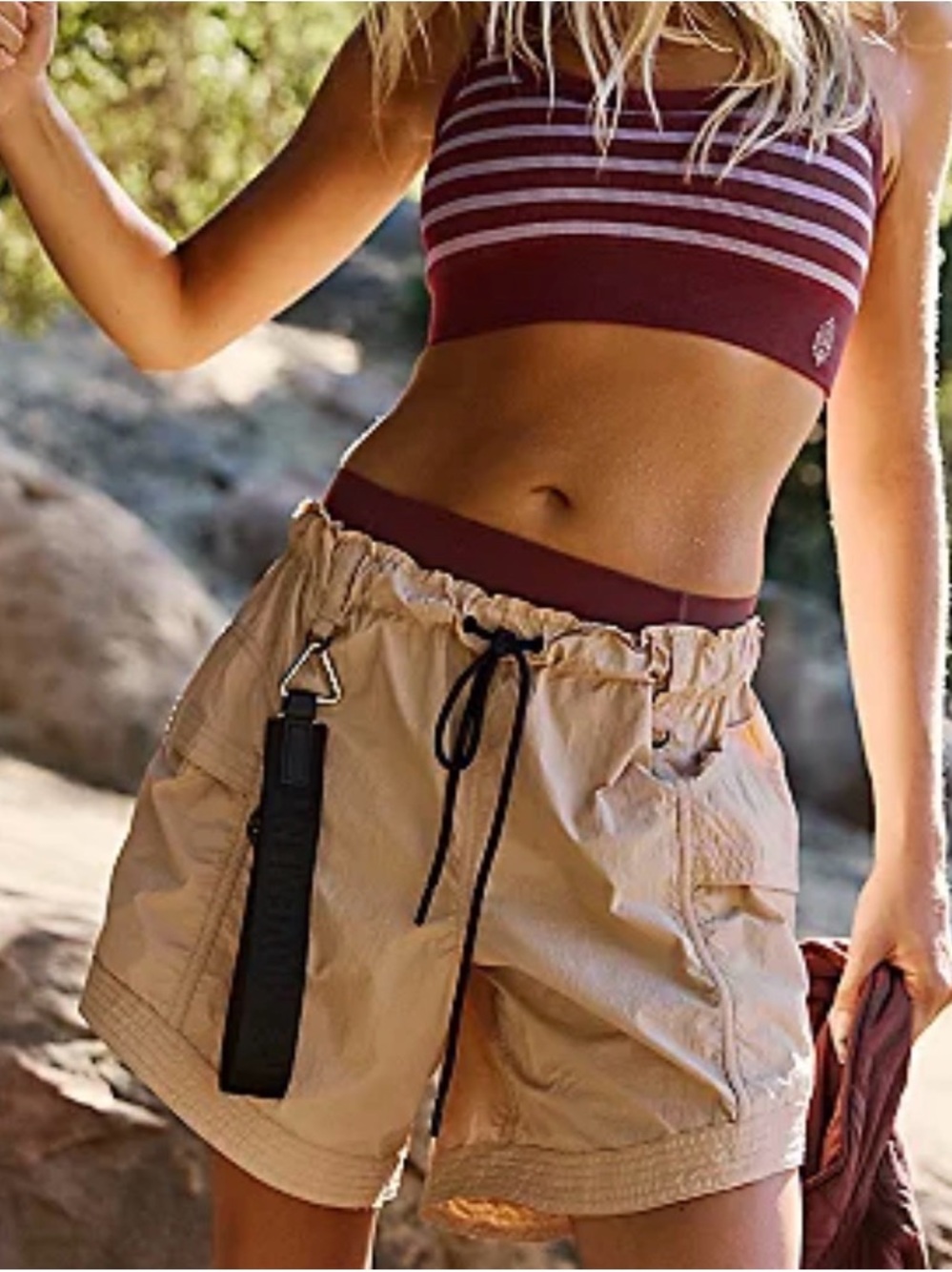 Free People Women’s In The Wild Long Hike Shorts Small